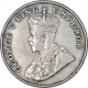 Cupro Nickel Eight Annas Coin of King George V of Bombay Mint of 1920.