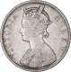 Silver Rupee Coin of Victoria Queen of Bombay Mint of 1862.