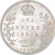 Silver One Rupee Coin  of King Edward VII of Bombay Mint of 1906.