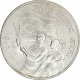 Silver Ten Rupees Coin of Silver Jubilee Celebration of Indias Independence of Bombay Mint of the Year 1972.