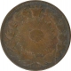 Copper Fifty Dinars Coin of Naser udl Din Shah Qajar of Iran.