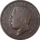 Copper Ten Reis Coin of D Luiz of Portuguese.