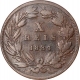 Copper Ten Reis Coin of D Luiz of Portuguese.