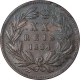 Copper Twenty Reis Coin of D Luiz of Portuguese.