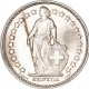 Silver Half Francs Coin of Switzerland.