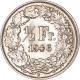 Silver Half Francs Coin of Switzerland.