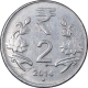 Error Republic India Steel Two Rupees Coin of Bombay Mint of the Year 2014.