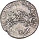 Silver Drachma Coin of Vijayasena of Western Kshatrapas.