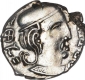 Silver Drachma Coin of Rudrasena III of Western Kshatrapas.