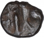 Copper One Quarter Coin of Vasudeva I of Kushan Dynasty.