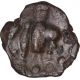 Copper Coin of Vasudeva I of Kushan Dynasty .