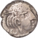 Silver Drachma Coin of Sharva Bhattaraka of Maitrakas of Vallabhi.