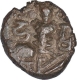 Copper Drachma Coin of Harsha Deva of Loharas of Kashmir.