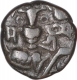 Copper Drachma Coin of Sangram Deva of Loharas of Kashmir.