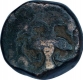 Rare Copper Five Jital Coin of Achutadevaraya of Vijayanagara Empire of Tuluva Dynasty.