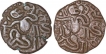 Copper Kasu Coins of Rajaraja I of Chola Empire.