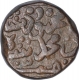 Copper Two Third Gani Coin of Muhammad Shah of Bahamani Sultanate.