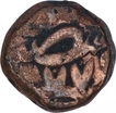 Copper One Dam Coin of Akbar of Narnol Mint of Fi Tarikh Type.