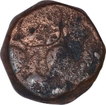 Copper Dam Coin of Akbar of Narnol Mint of Fi Tarikh Type.