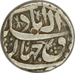 Silver Rupee of Akbar of Allahabad Mint.