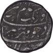 Silver One Rupee Coin of Aurangzeb of Burhanpur Mint.