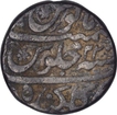 Silver One Rupee Coin of Aurangzeb of Gulkanda Mint.