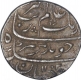 Silver One Rupee Coin of Aurangzeb of Kanbayat Mint.