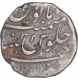 Silver One Rupee Coin of Aurangzeb of Khujista Bunyad Mint.