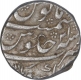 Silver One Rupee Coin of Aurangzeb of Lakhnau Mint.