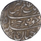 Silver One Rupee Coin of Aurangzeb of Lakhnau Mint.