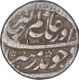 Silver One Rupee Coin of Aurangzeb of Lakhnau Mint.