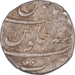 Silver One Rupee Coin of Aurangzeb of Surat Mint.