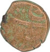 Very Rare Copper Half Paisa Coin of Farrukhsiyar of Surat Mint.