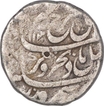 Silver One Rupee Coin of Farukhsiyar of Shahjahanabad Mint.