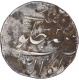 Silver One Rupee Coin of Muhammad Shah of Gwalior Mint.