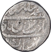 Silver One Rupee Coin of Muhammad Shah of Shahjahanabad Mint.