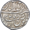 Silver One Rupee Coin of Muhammad Shah of Shahjahanabad Mint.