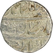 Silver One Rupee Coin of Muhammad shah of Shahjahanabad Mint.