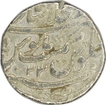 Silver One Rupee Coin of Muhammad shah of Shahjahanabad Mint.