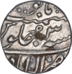 Silver One Rupee Coin of Ahmad Shah Bahadur of Allahabad Mint.