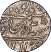 Silver One Rupee Coin of Ahmad Shah Bahadur of Allahabad Mint.