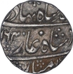 Silver One Rupee Coin of Ahmad Shah Bahadur of Allahabad Mint.