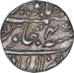 Silver One Rupee Coin of Ahmad Shah Bahadur of Allahabad Mint.