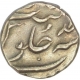 Silver Half Rupee Coin of Shah Alam II of Surat Mint.