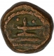 Copper Kasu Coin of Sasivarnadeva of Sivaganga Rajas of Shivalinga Type.