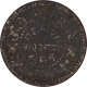 Copper Quartar Anna Coin of Madho Rao of Gwalior State.