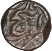 Copper Paisa coin of Elichpur of Namdar Khan of Hyderabad Feudatory.