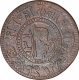 Copper One Paisa Coin of Muhammad Ismail of Jaora State.