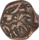 Copper Dokado Coin of Nawanagar State.