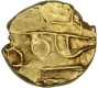 Gold Fanam Coin of Krishnaraja Wodeyar III of Mysore State.